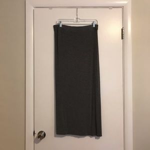 Grey maxi skirt